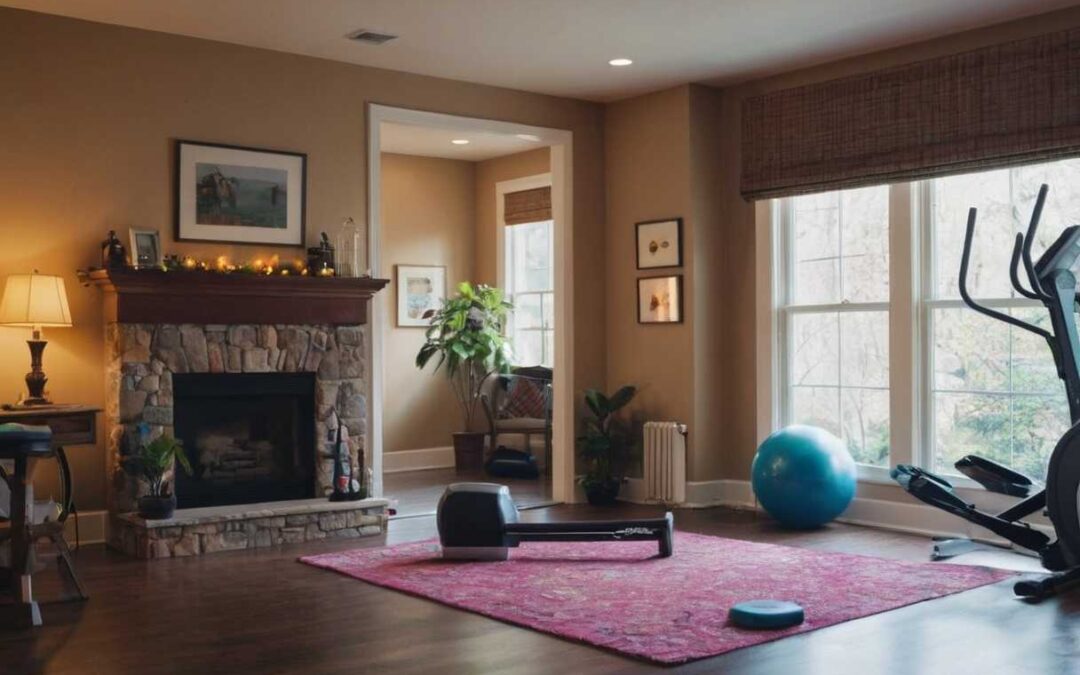 Faire appel à un coach sportif à domicile pour transformer son salon en salle de sport